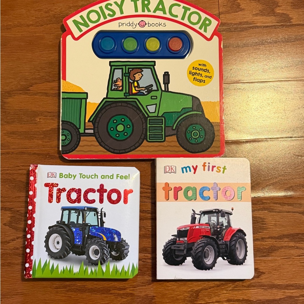 Kids Tractor Board Book Bundle